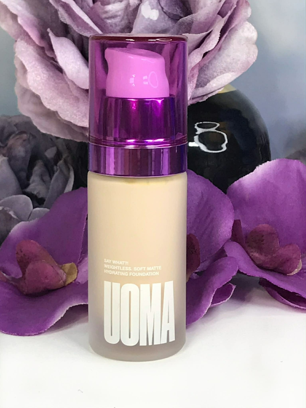 UOMA White Pearl Say What Weightless Soft Matte Hydrating Foundation Fair N BNIB